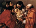 聖トーマスの不信感 オランダの画家ヘンドリック・テア・ブリュッヘン
